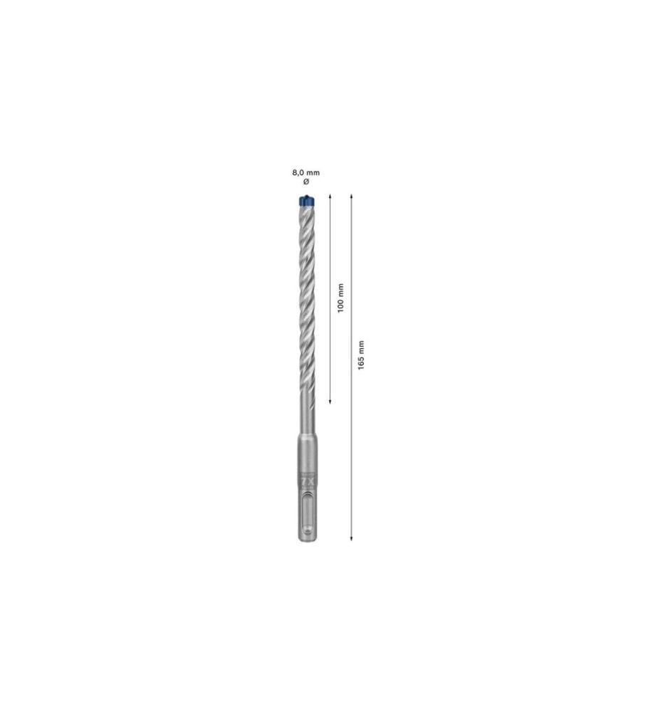 BOSCH - Professional Foret marteau EXPERT SDS plus-7X, 8 x 100 x 165 mm