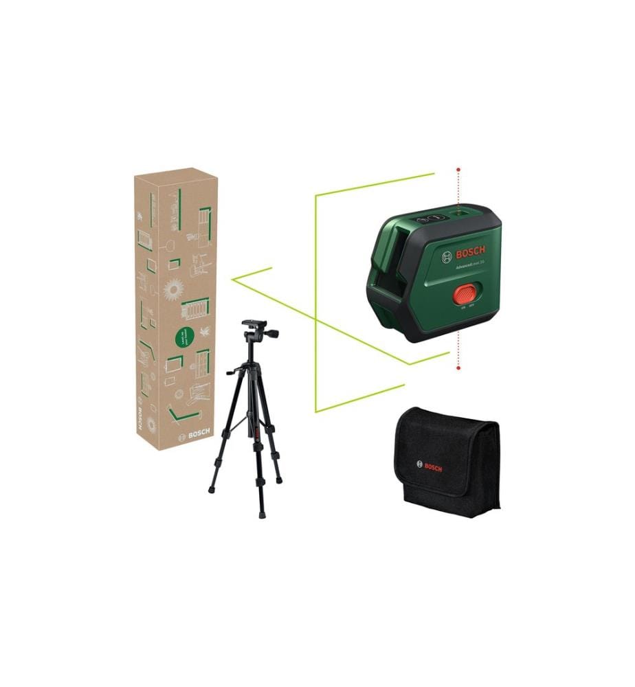 BOSCH - Laser à lignes croisées Kit AdvancedLevel 2G 15 m