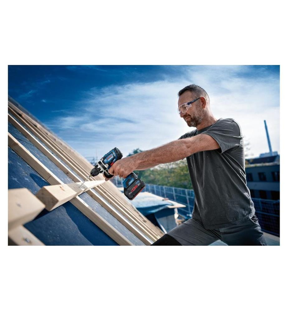 BOSCH - Professional Perceuses à percussion sans fil GSB 18V-150 C Biturbo 2x 8Ah