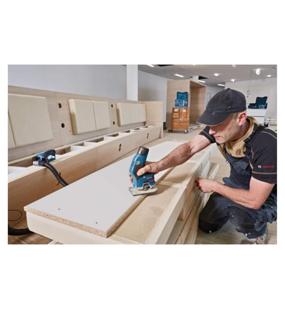 BOSCH - Professional Fraiseuse de bords sans fil PRO GKF 12V-8 Set en L-BOXX