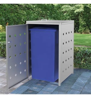 Mülltonnenbox für 1 Tonne 240 L Edelstahl
