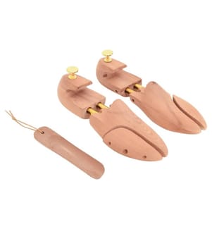 Schuhspanner mit Schuhlöffel EU 44-45 Massivholz Zeder