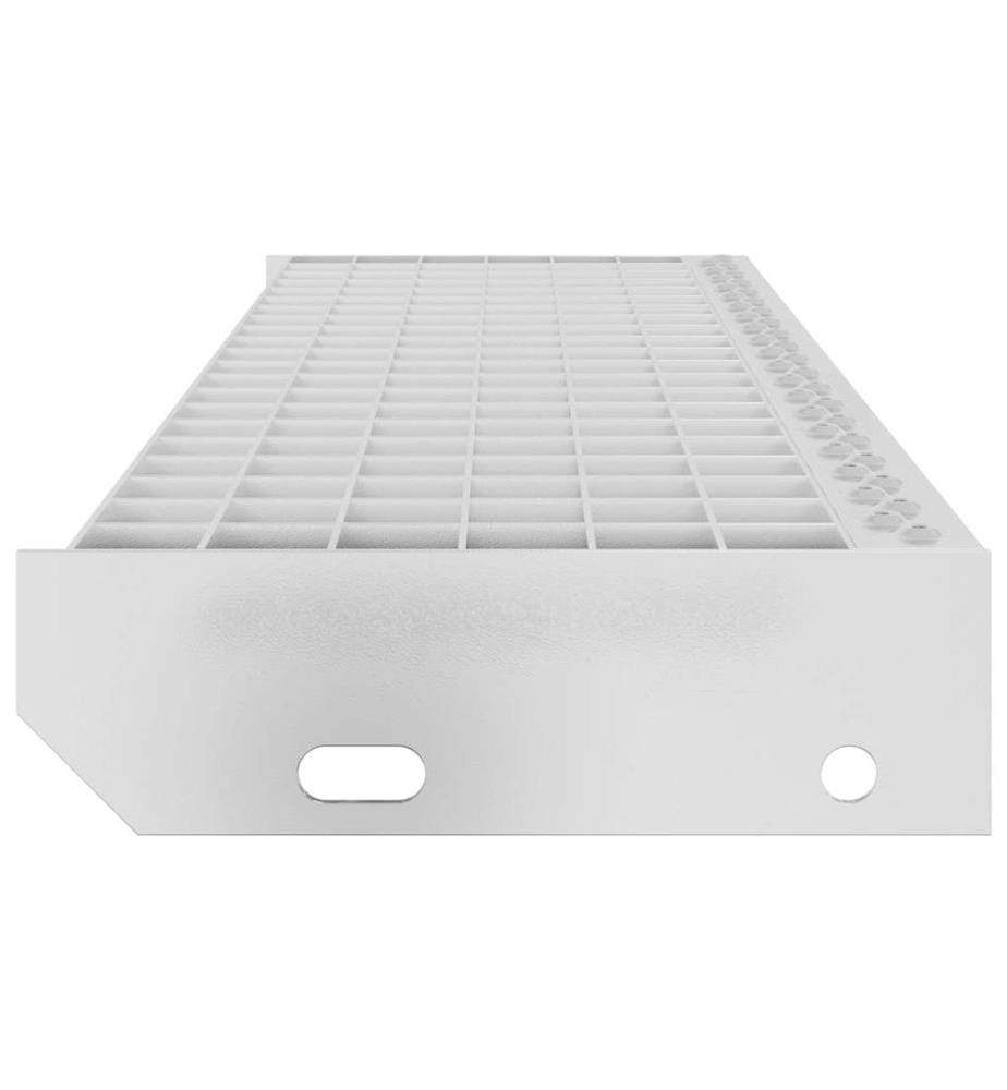 Gitterroststufe 100x24x7 cm Verzinkter Stahl