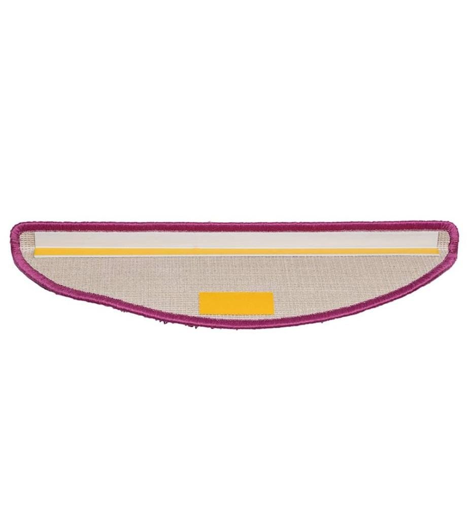 Stufenmatten 30 Stk. 56x17x3 cm Violett Halbrund