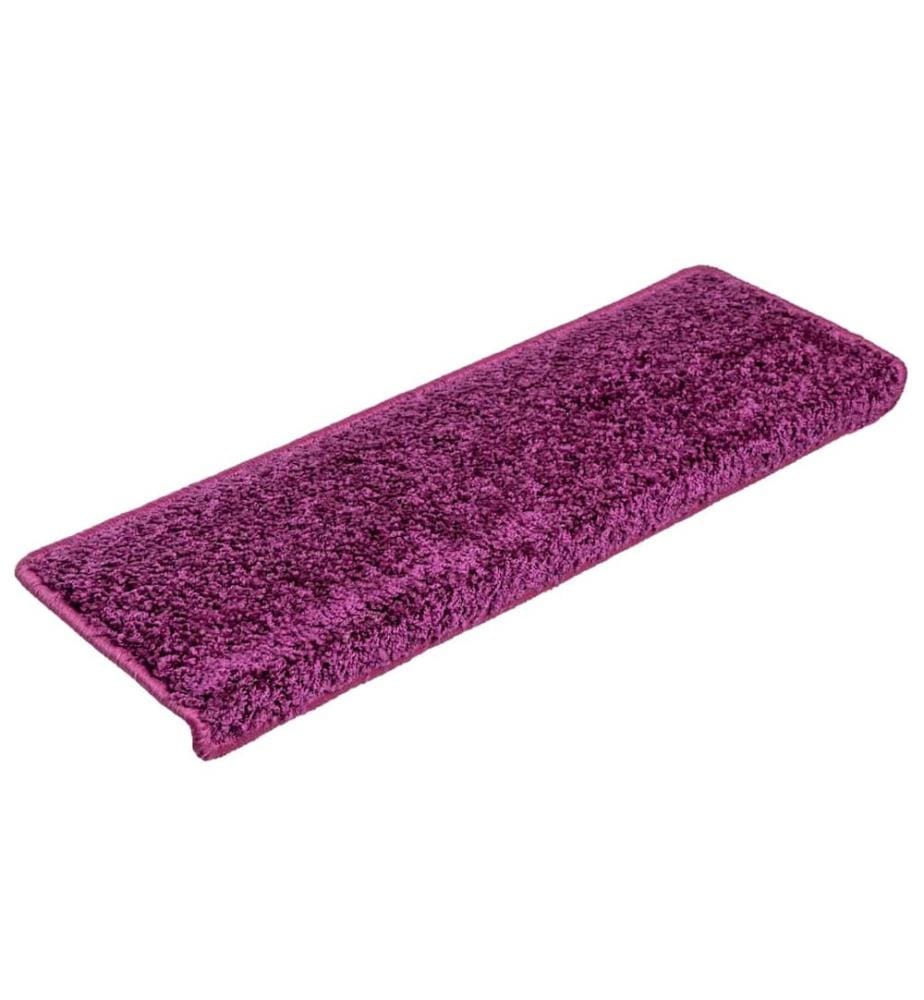 Stufenmatten 20 Stk. 65x21x4 cm Violett Rechteckiger Rand