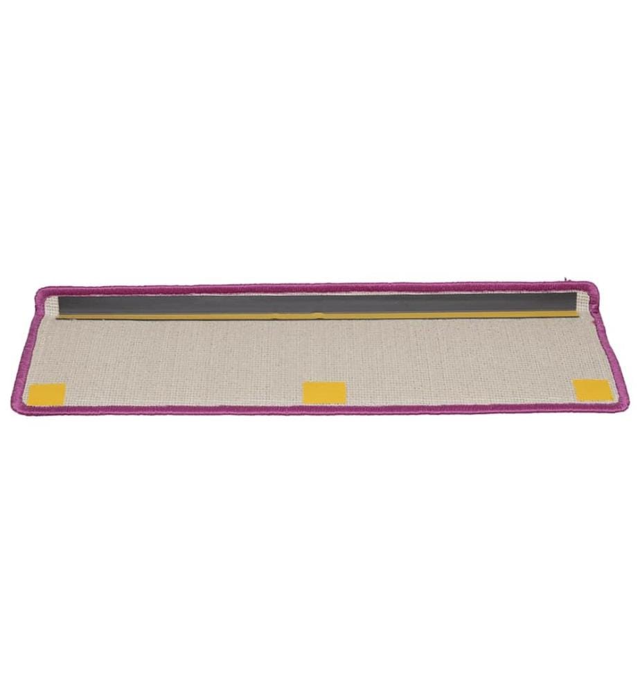 Stufenmatten 20 Stk. 65x21x4 cm Violett Rechteckiger Rand