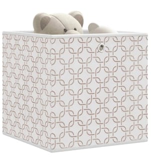 Faltboxen 4 Stk. Creme 32x32x32 cm Vlies
