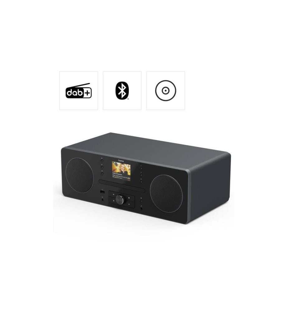 HAMA - Digitalradio DR1560CBT Schwarz/Grau