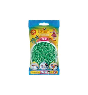 HAMA - Perles à repasser midi 1000 pcs. Vert/Vert clair