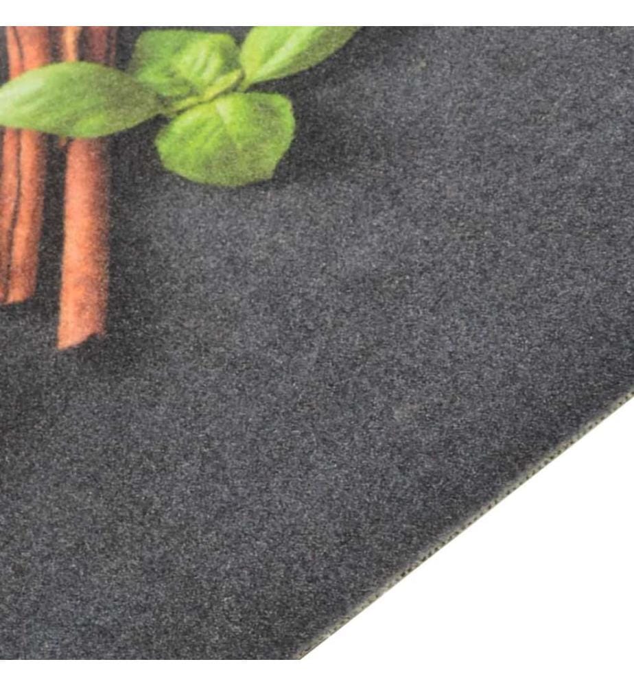 Küchenteppich Waschbar Gewürze 60x300 cm Samt