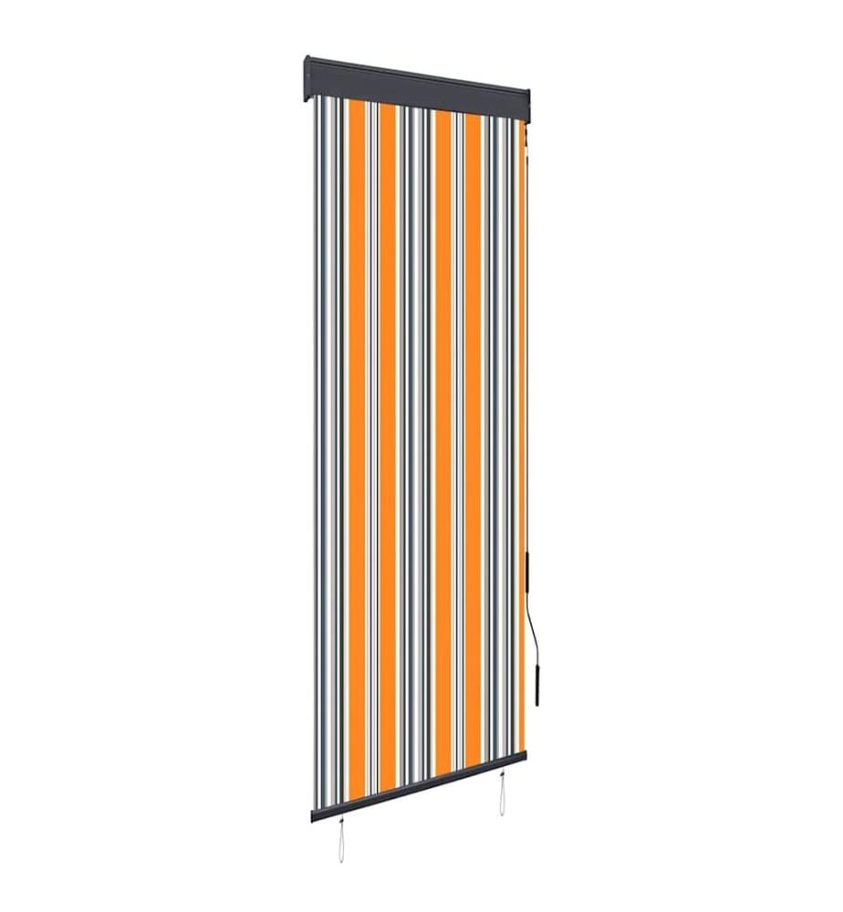 Aussenrollo 60 x 250 cm Gelb und Blau