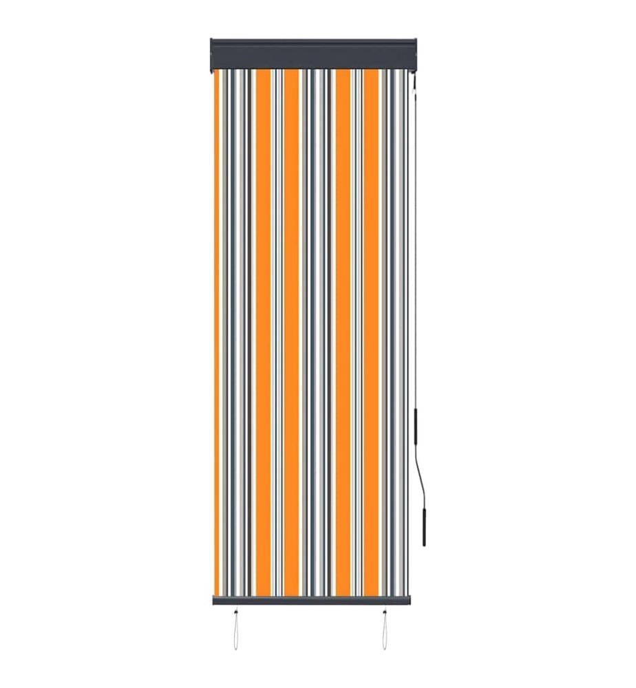 Aussenrollo 60 x 250 cm Gelb und Blau