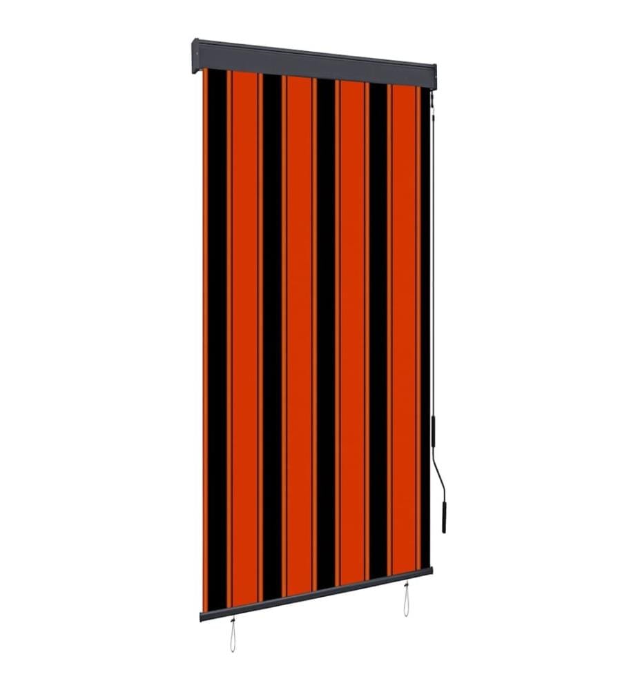 Aussenrollo 80 x 250 cm Orange und Braun