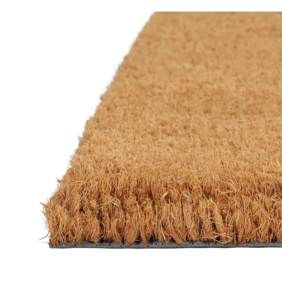 Fussmatte Natur Halbrund 60x90 cm Kokosfaser Getuftet