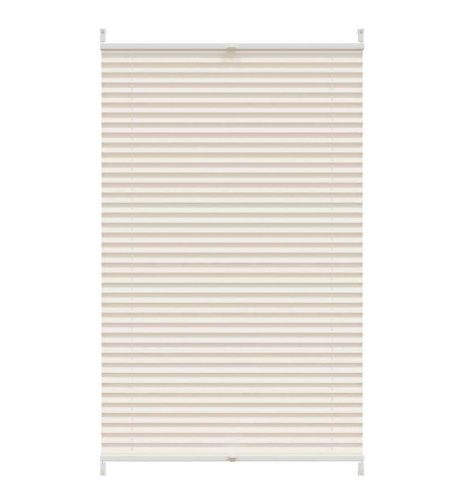 Plissee Faltrollo Rollo Plisseerollo 80x125cm Creme