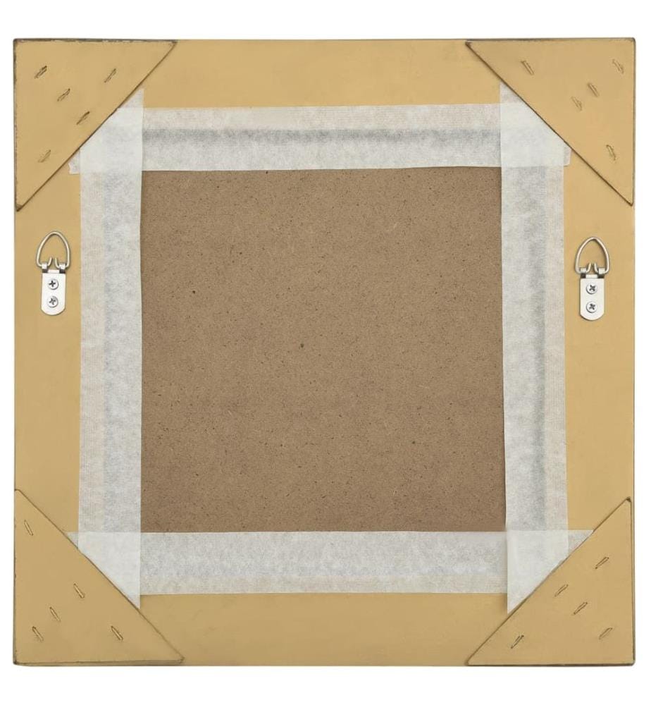 Miroir mural style baroque 40x40 cm Doré