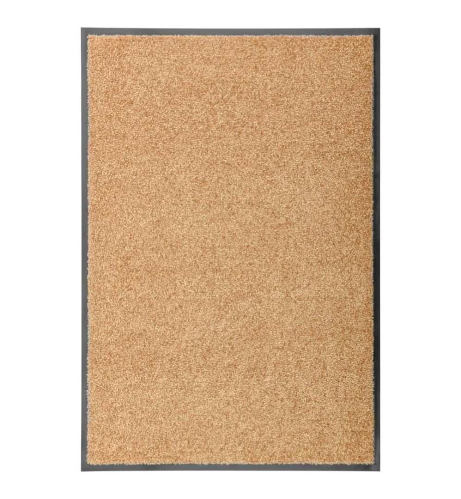 Fussmatte Waschbar Creme 60x90 cm