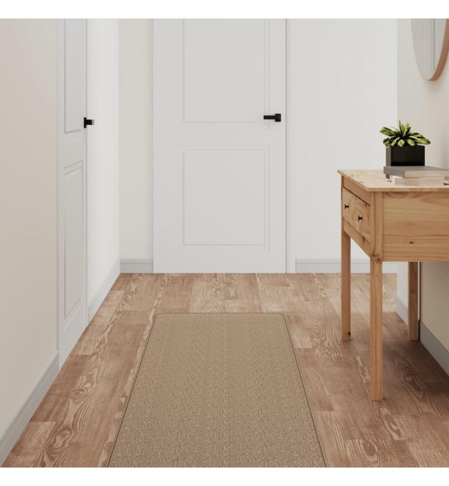 Teppichläufer Sisal-Optik Sandfarben 50x250 cm
