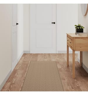Teppichläufer Sisal-Optik Sandfarben 50x250 cm