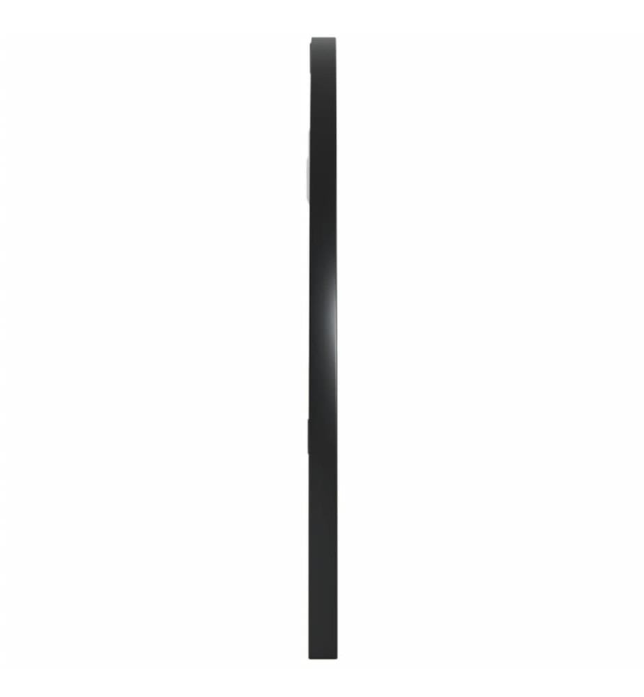 Miroir mural noir 60x30 cm arche fer