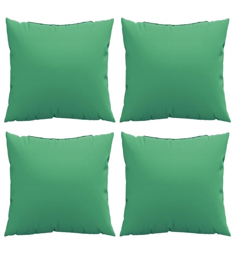 Sofakissen 4 Stk. Grün 50x50 cm Stoff