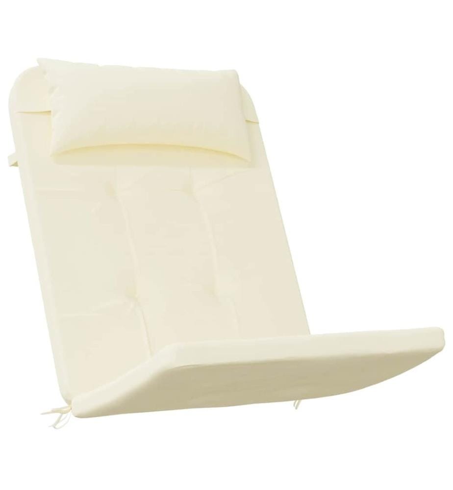 Adirondack-Auflagen 2 Stk. Creme Oxford-Gewebe