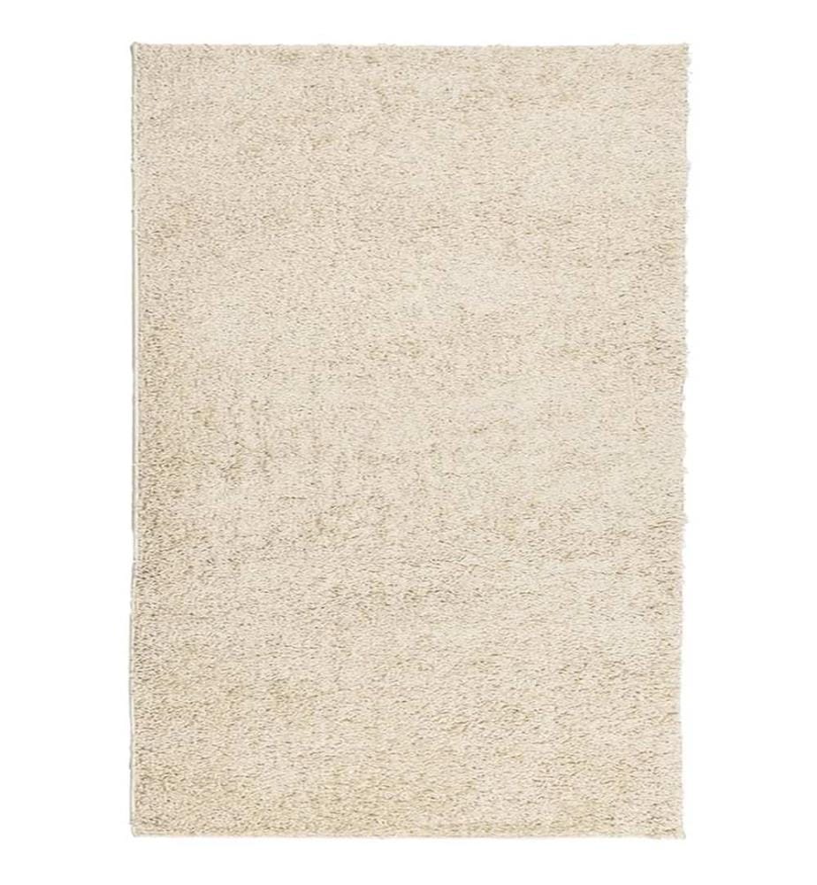 Tapis shaggy PAMPLONA poils longs moderne doré 120x170 cm
