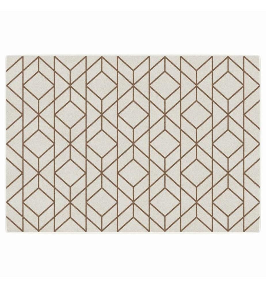 Tapis intérieur extérieur à poils courts 160x230cm antidérapant