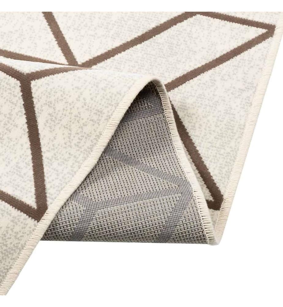 Tapis intérieur extérieur à poils courts 160x230cm antidérapant