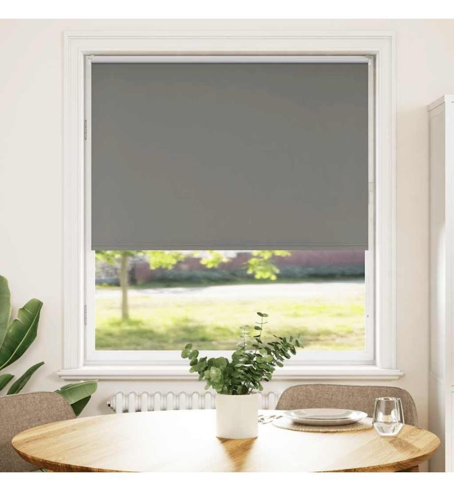 Verdunkelungsrollo Grau 110x175cm Stoffbreite 105,7cm Polyester