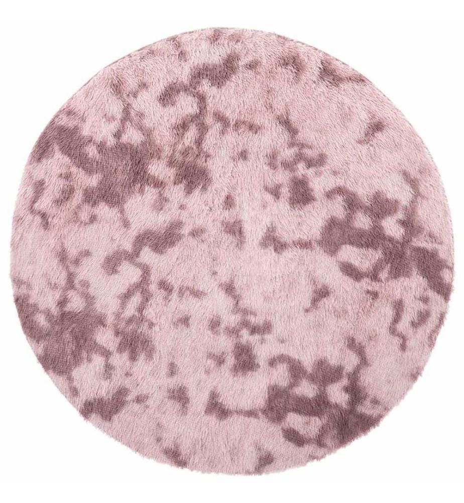 Teppich Shaggy Hochflor NAVARRA Altrosa 200x200 cm Polyester