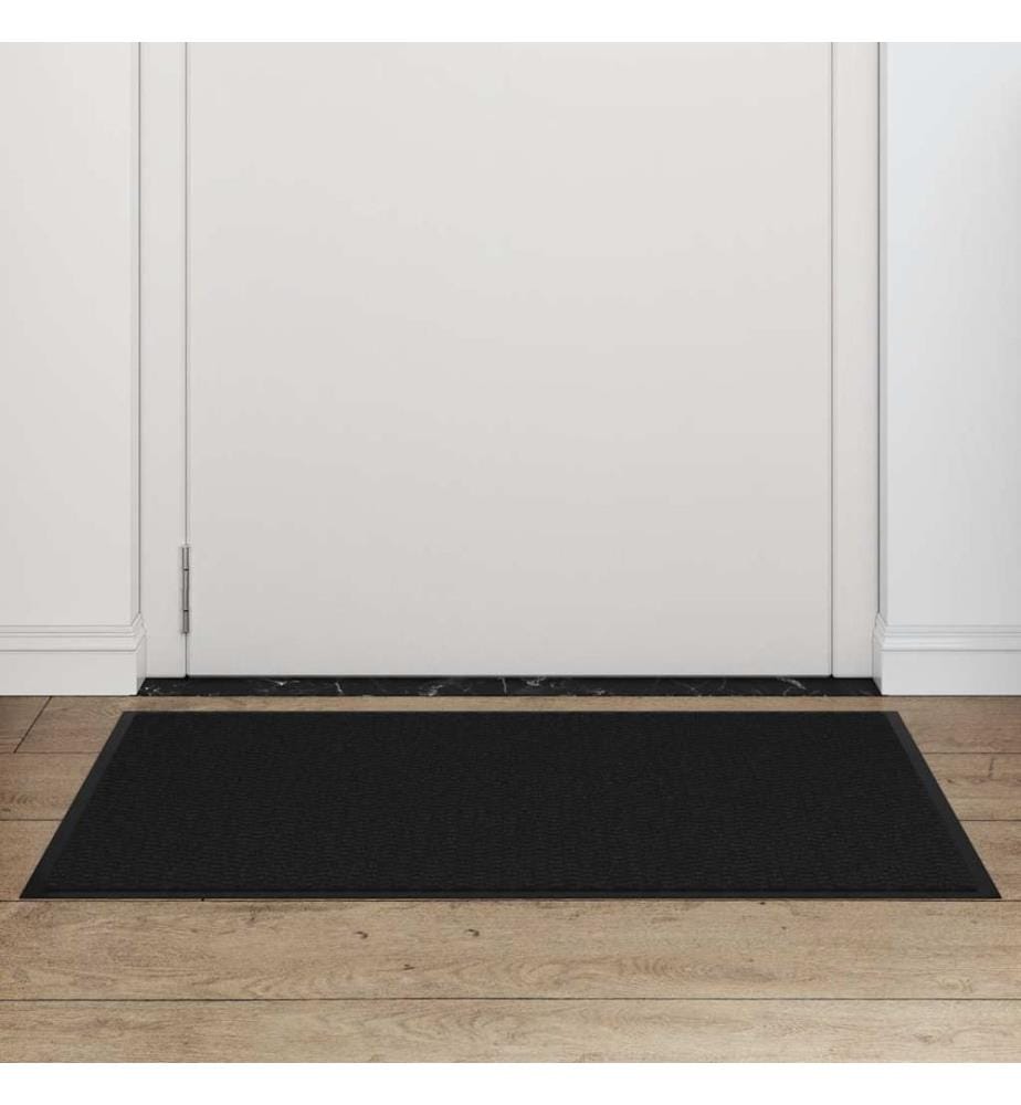 Fussmatte Schwarz 60x90 cm