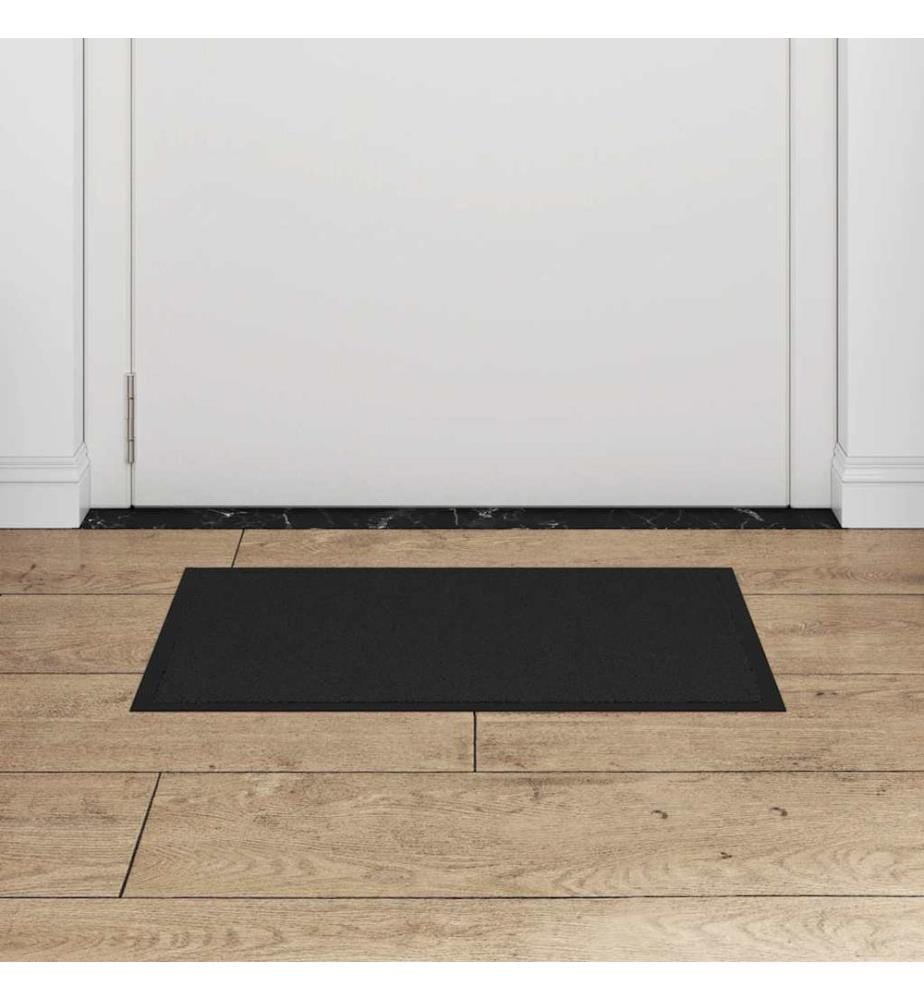Fussmatte Schwarz 40x60 cm