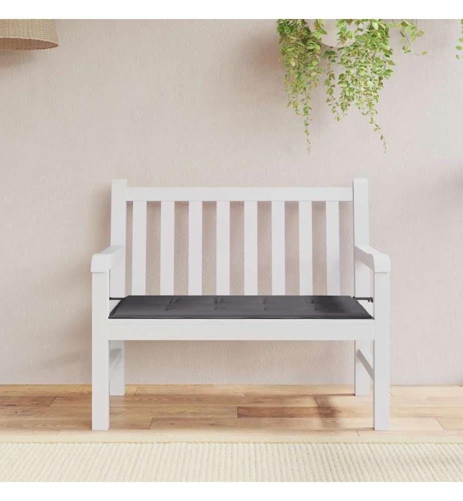 Gartenbank-Auflage Anthrazit 120x50x4 cm Oxford-Gewebe