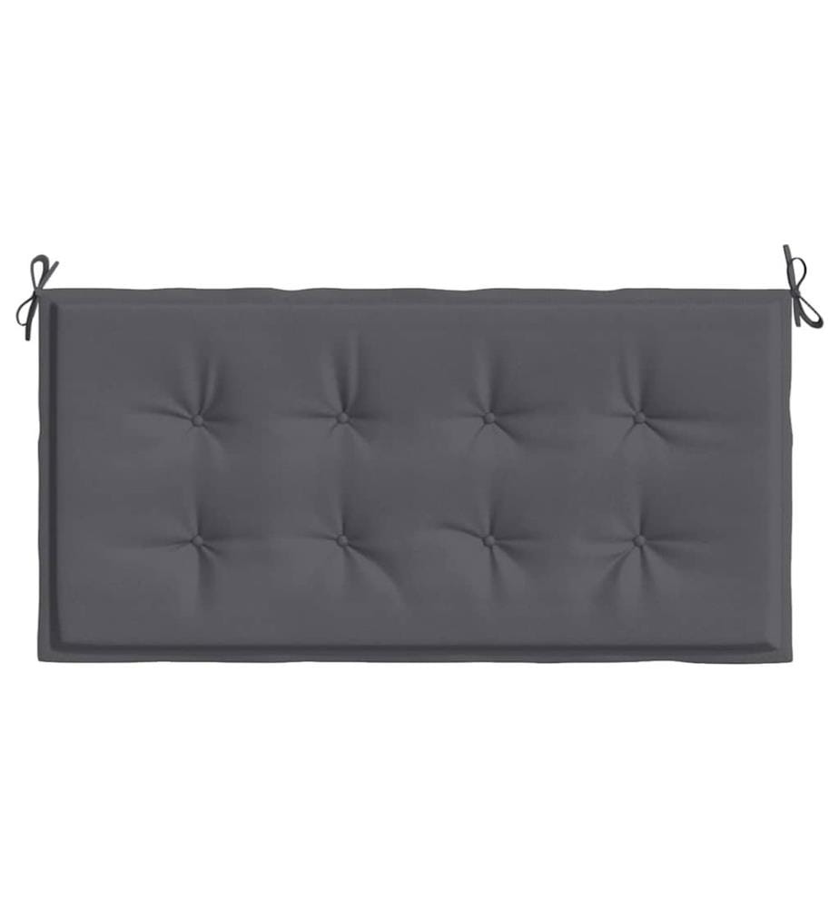 Gartenbank-Auflage Anthrazit 120x50x4 cm Oxford-Gewebe