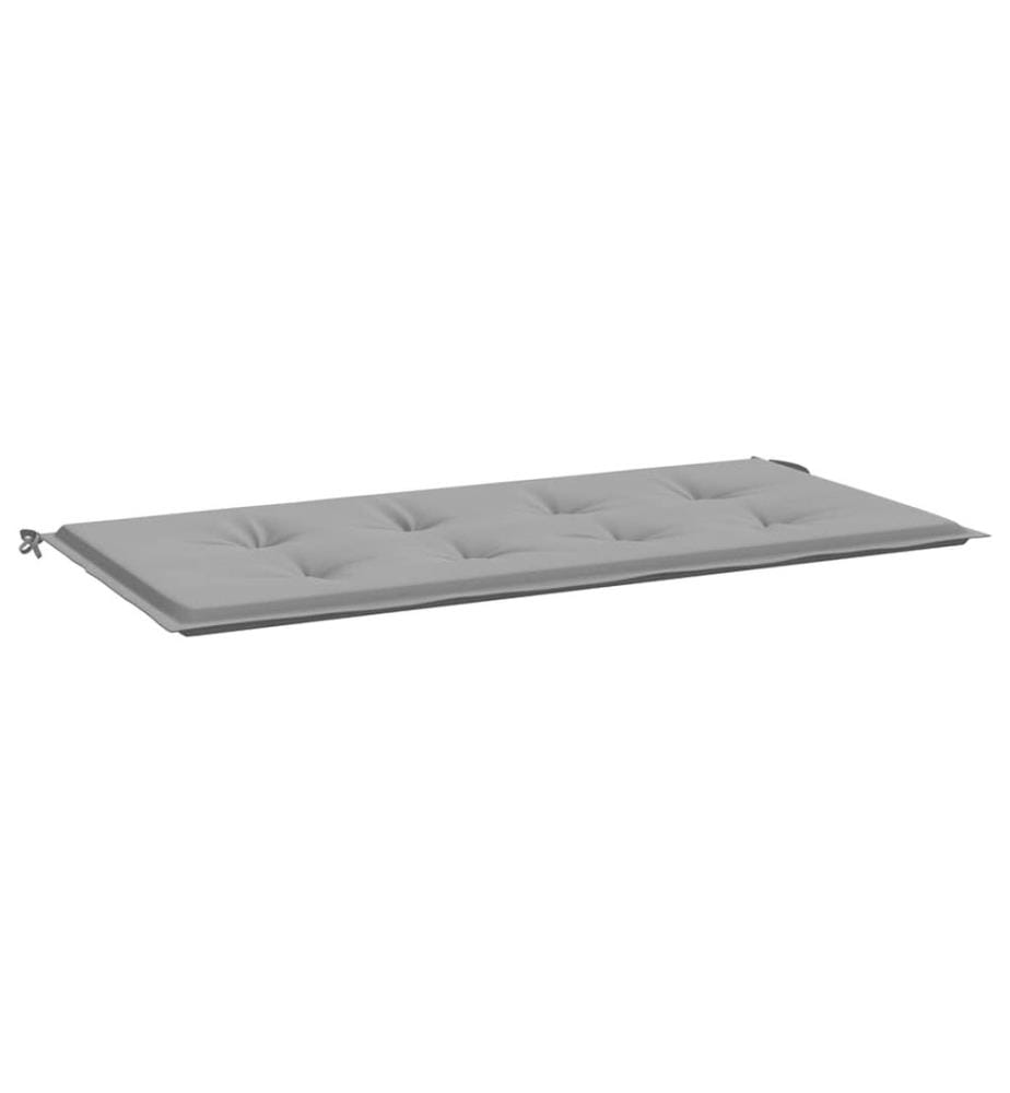 Gartenbank-Auflage Grau 120x50x4 cm Oxford-Gewebe
