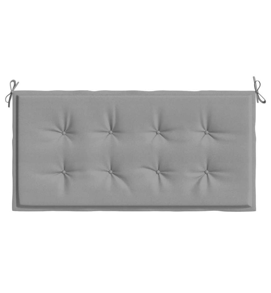 Gartenbank-Auflage Grau 120x50x4 cm Oxford-Gewebe