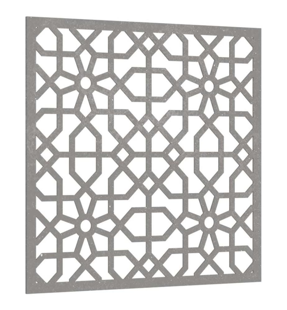 Garten-Wanddeko 55x55 cm Cortenstahl Maurisches Design