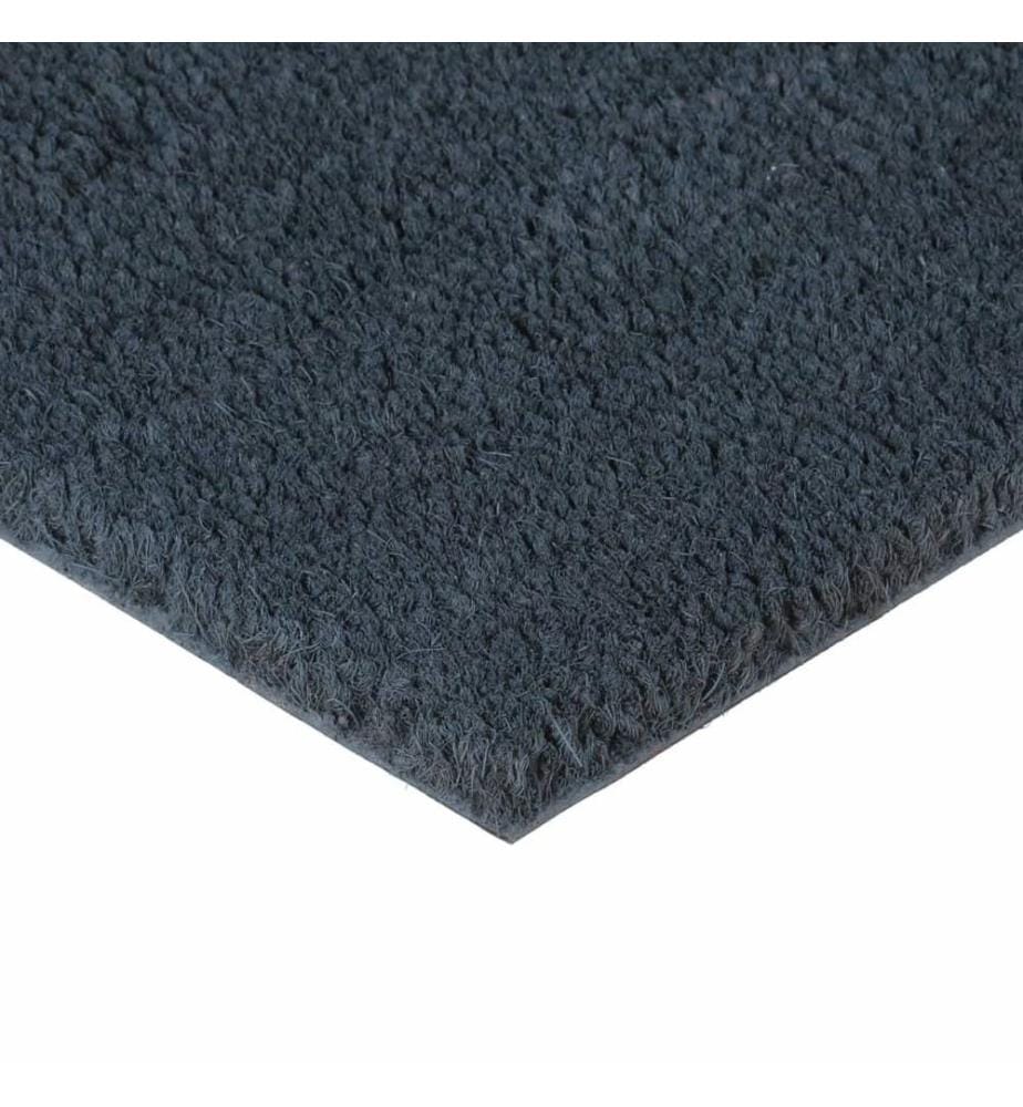 Fussmatte Dunkelgrau 100x200 cm Kokosfaser Getuftet