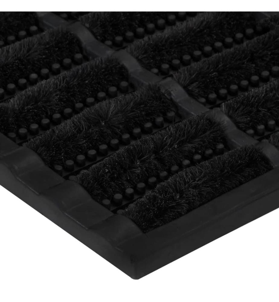 Fussmatte Rechteckig 40x60 cm Gummi und Kokosfaser