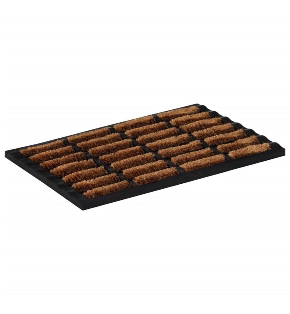 Fussmatte Rechteckig 40x60 cm Gummi und Kokosfaser