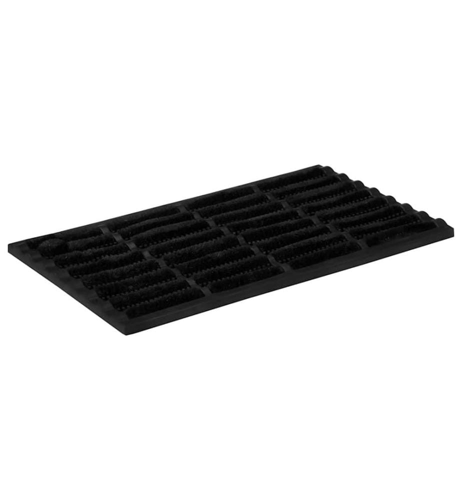 Fussmatte Rechteckig 45x75 cm Gummi und Kokosfaser