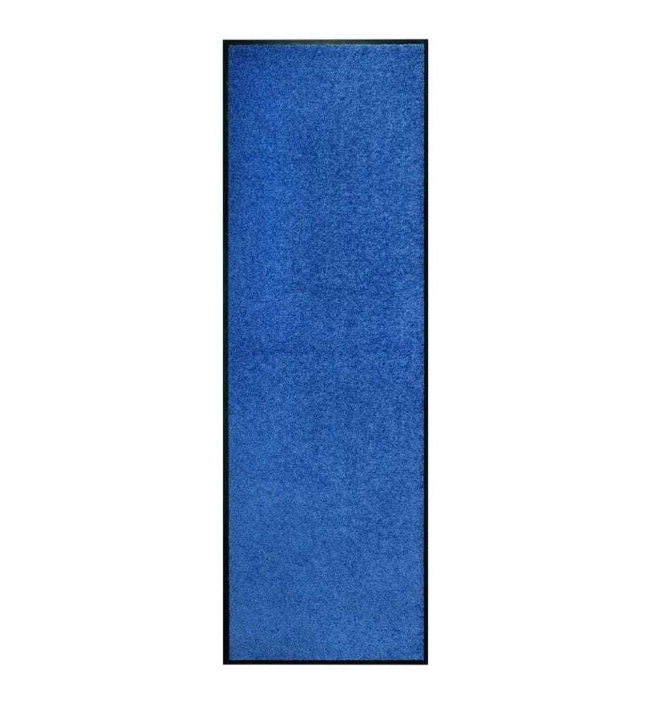 Fussmatte Waschbar Blau 60x180 cm