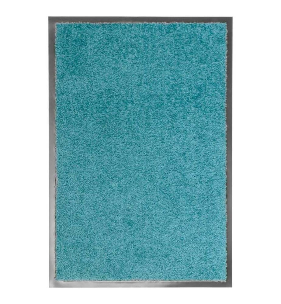 Paillasson lavable Cyan 40x60 cm