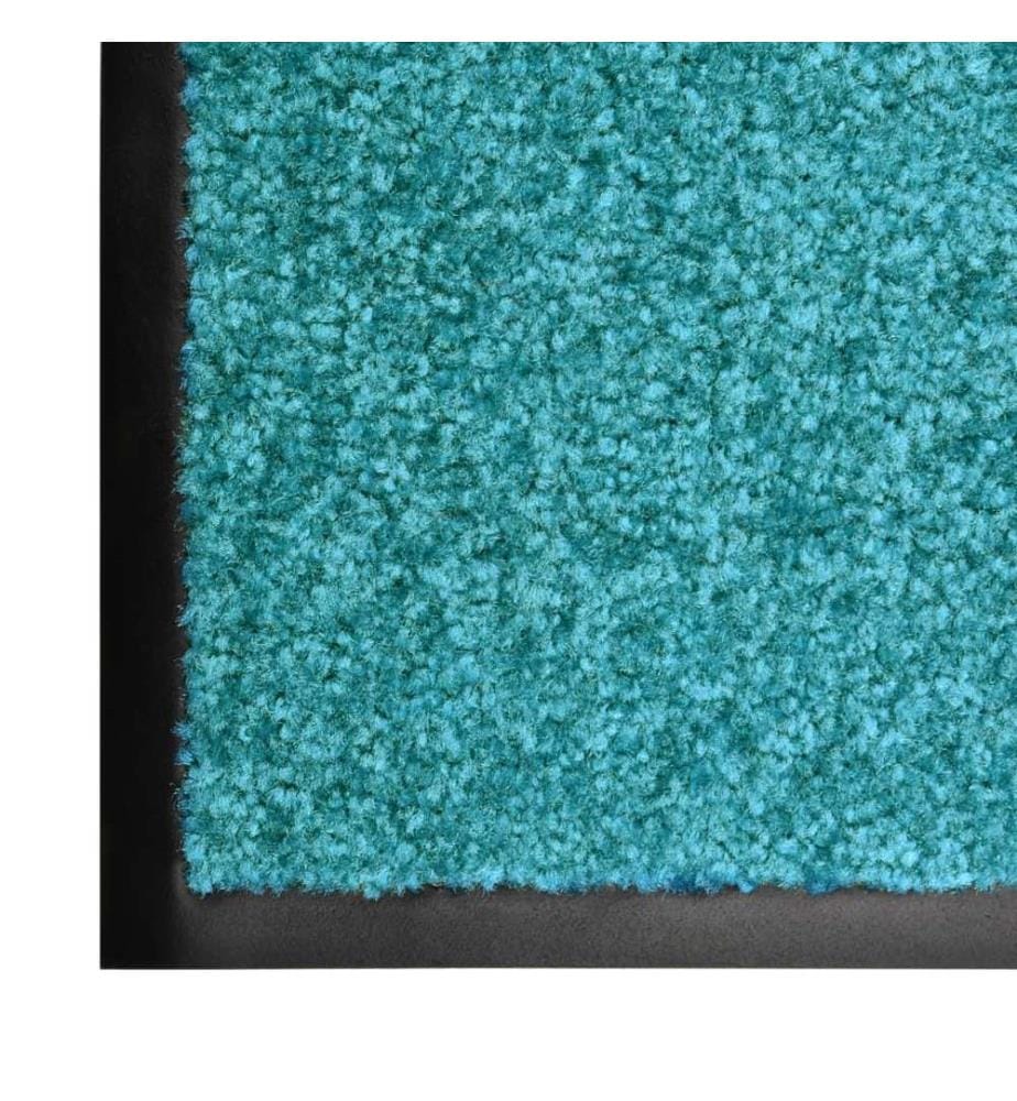 Paillasson lavable Cyan 40x60 cm