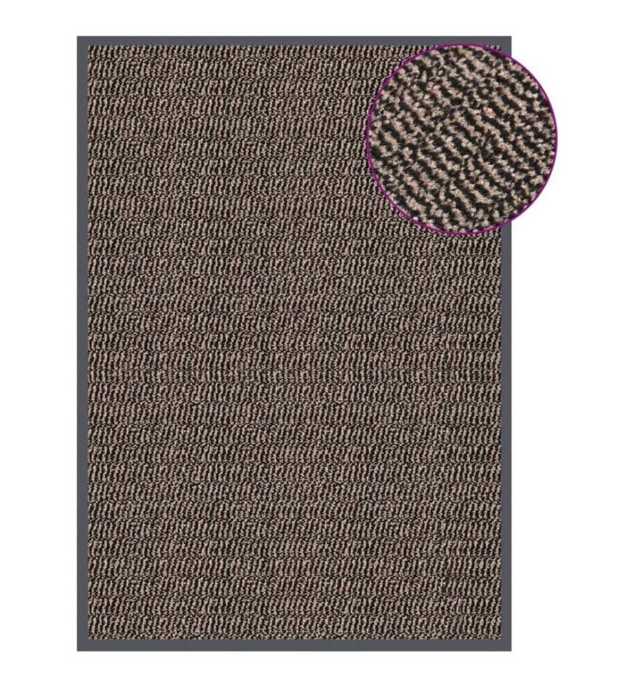 Fussmatte getuftet 60x90 cm Dunkelbraun