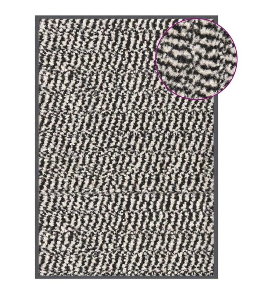 Fussmatte getuftet 40x60 cm Hellbraun