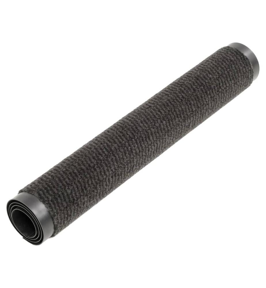Fussmatte getuftet 60x180 cm Schwarz