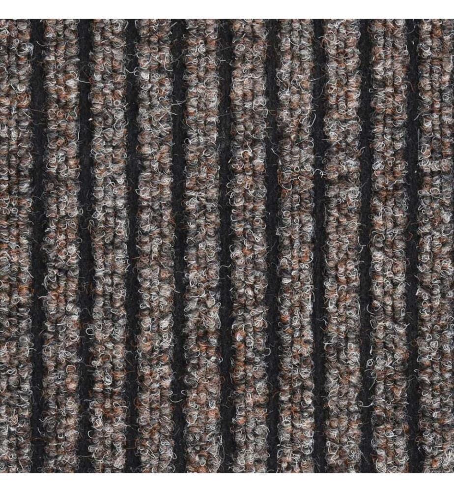 Fussmatte Gestreift Beige 80x120 cm