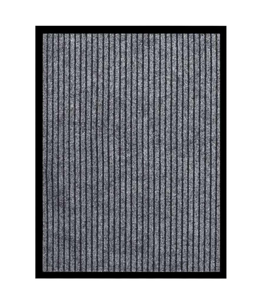 Fussmatte Gestreift Grau 60x80 cm